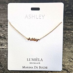 🌸 ASHLEY Script Name Chain Necklace 🌸
